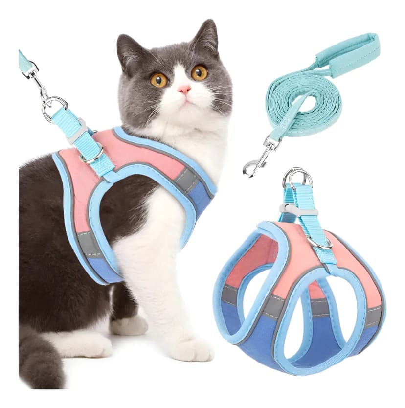 Arnés Antiescape Ajustable Para Gatos 150 Cm