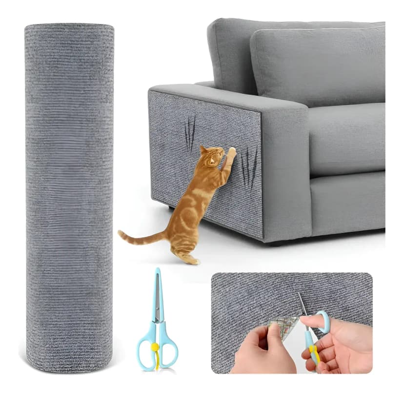 Rascador Autoadhesivo Premium Sillón Esquinero Gatos 100x50