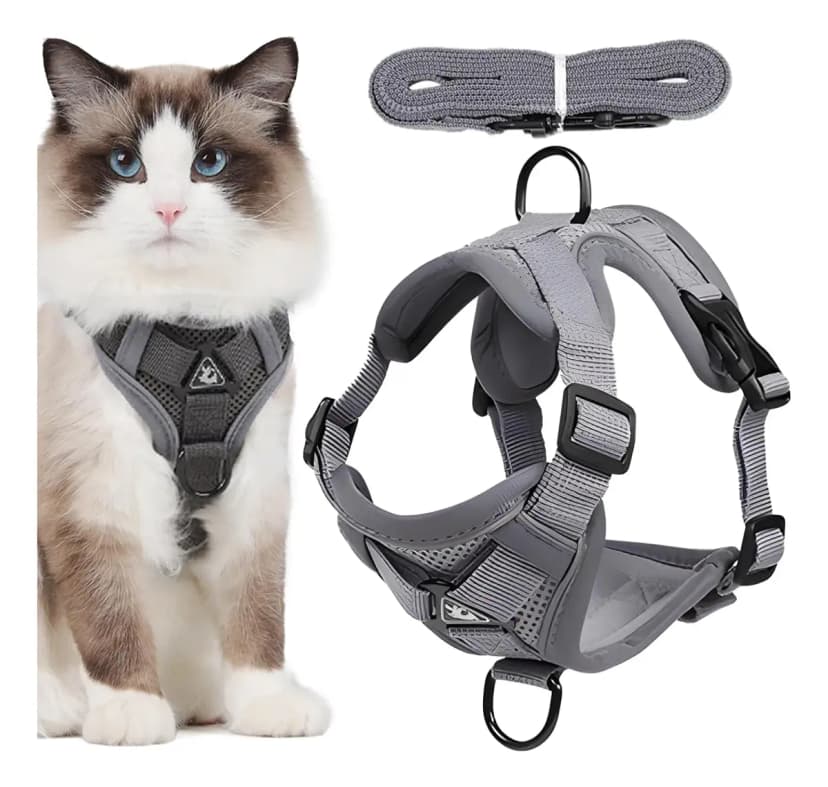 Arnes Pretal Para Perro Y Gato Con Correa 1.5 M Anti Tirones