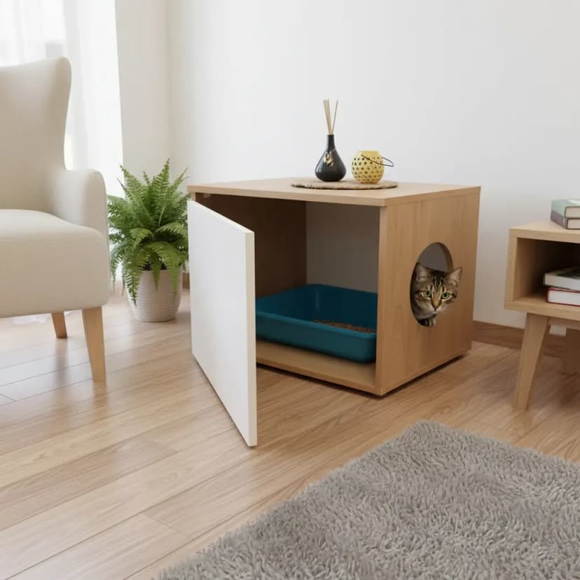 Bandeja Litera Mueble Sanitario Para Gatos Grande
