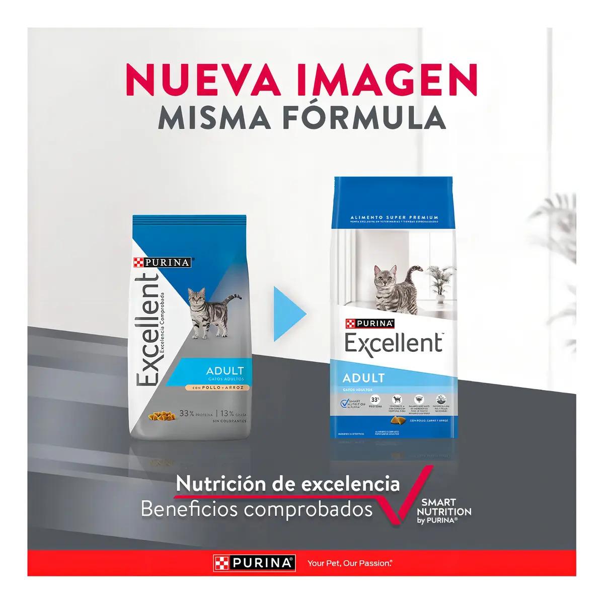 Alimento Excellent Gato Adulto x15kg 2