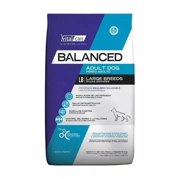 Alimento Vitalcan Balanced Perro adulto para perro adulto de raza grande sabor mix de 15 kg 2