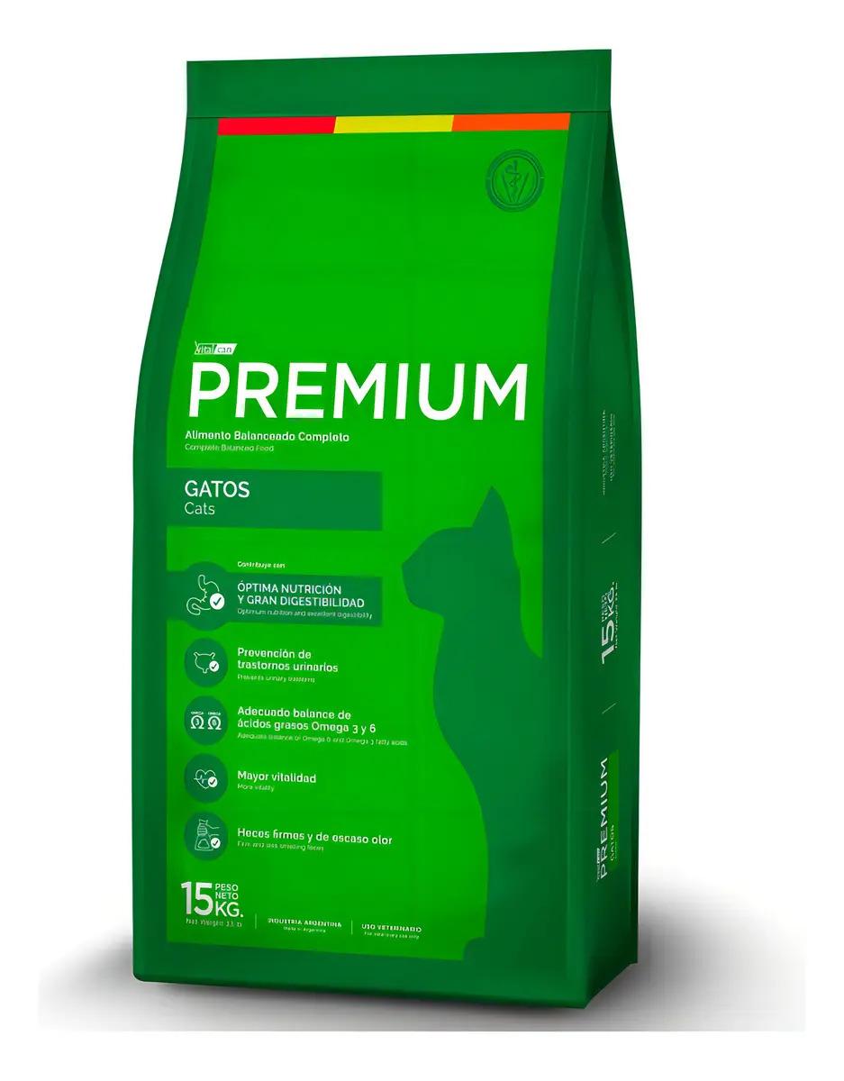 Vitalcan Premium alimento gato para gato adulto sabor mix en bolsa de 7.5 kg 3