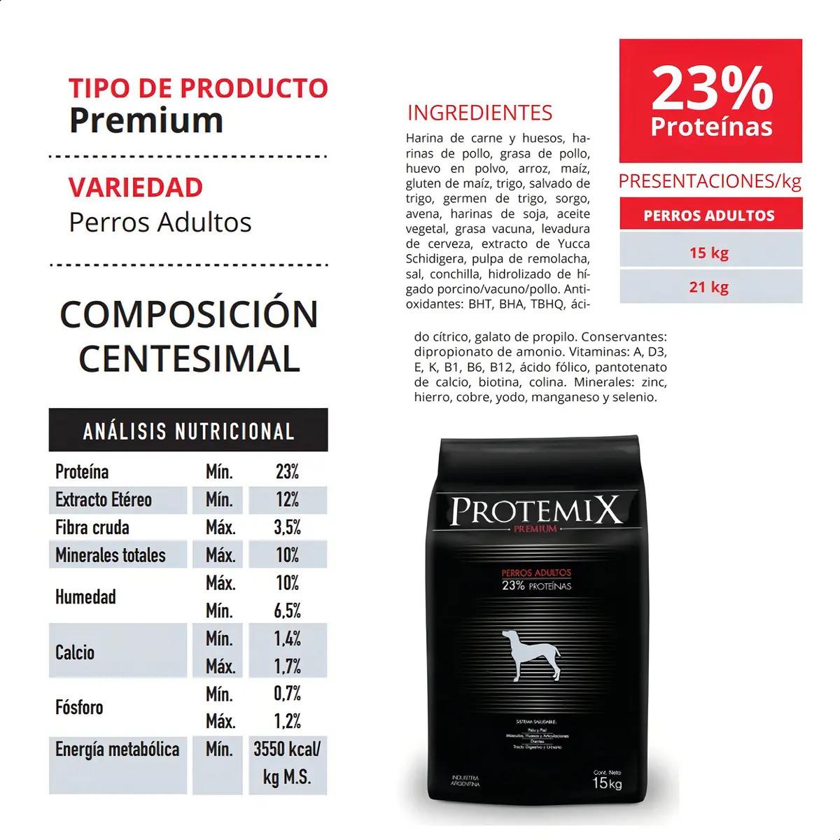 Protemix Perro Adulto 21kg 3
